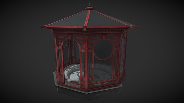 Chinese gazebo 3D Model