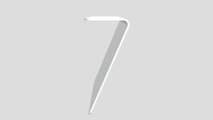 Info Stand 3D Model