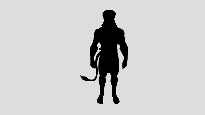 Warrior Spirit hanuman 3D Model