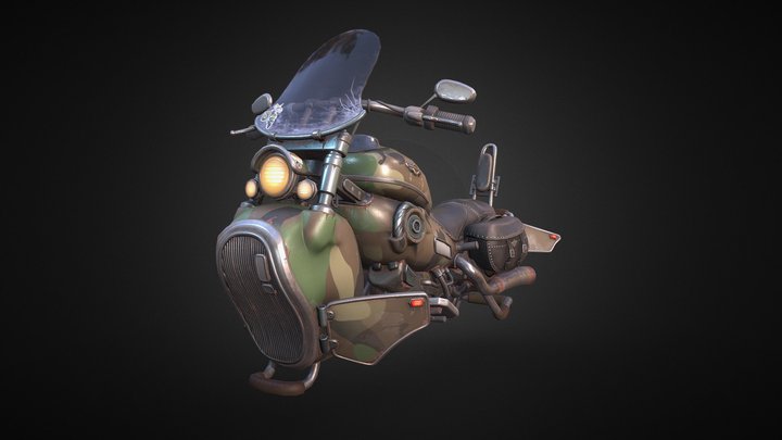 RocketBike 3D Model