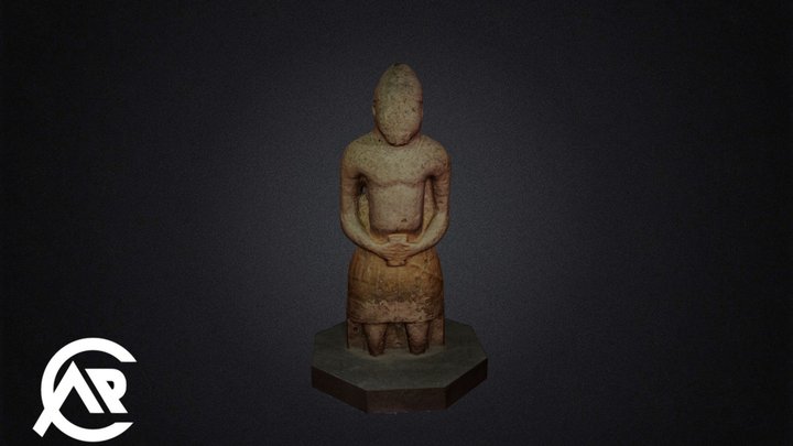 Cuman anthropomorphic stelae, Ukraine 3D Model