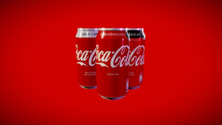 Coca-Cola 3D Model