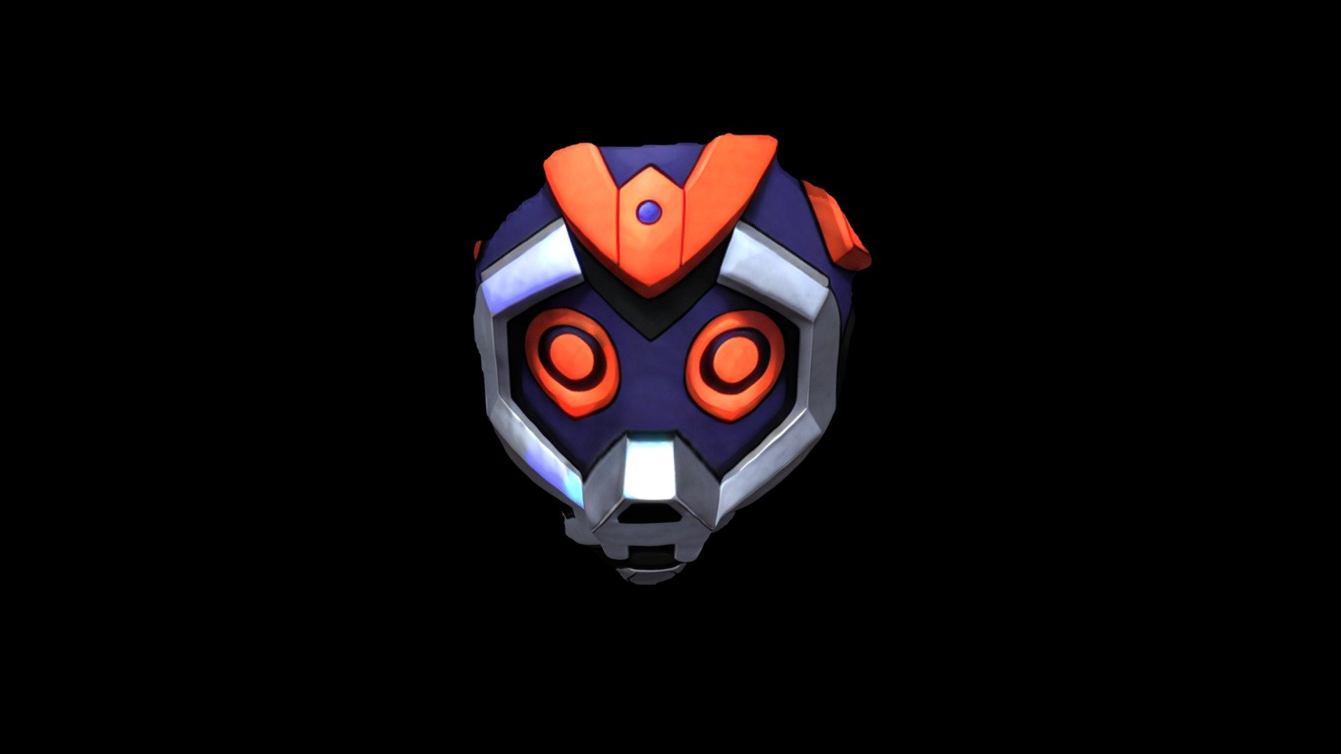 Helmet Mask Robot Cartoon 1290 - Download Free 3D model by klrxyz ...