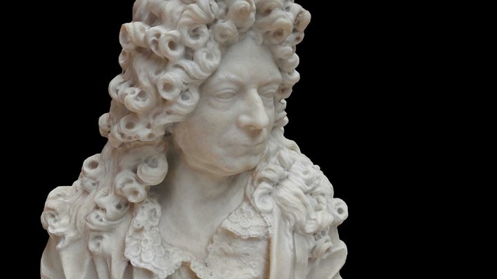 Buste de Pierre Michel seigneur Duplessy 3D Model
