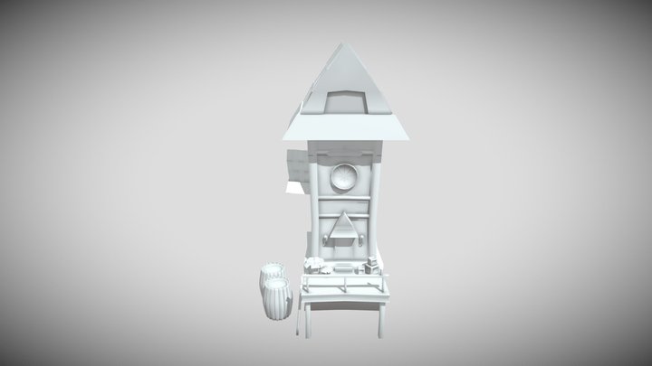Stylised Tower 3D Model
