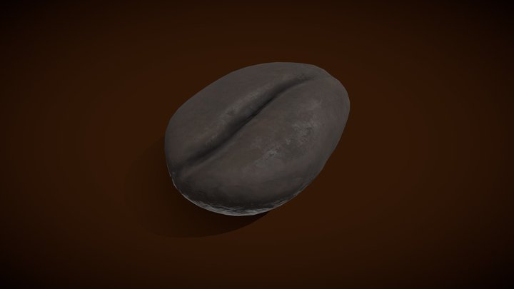 Coffee bean - PBR 3D Model