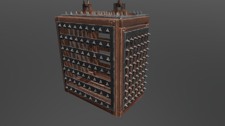 Prison Cage 3D Model
