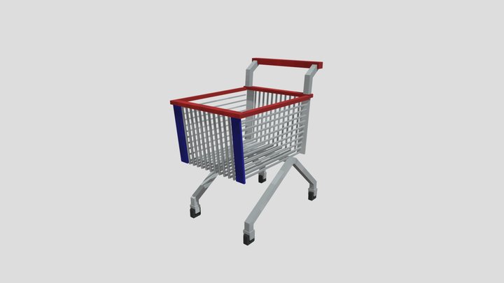 Shopping cart 3D Model