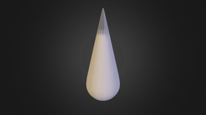 Rain Drop (single) 3D Model