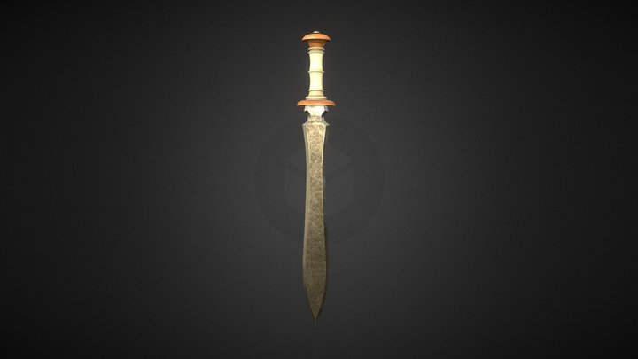 Roman Gladius - Pristine model 3D Model