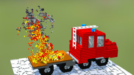 FIre truck . #weeklyvoxels#vehicle 3D Model