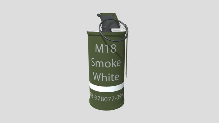 Smoke Grenade 3D Model