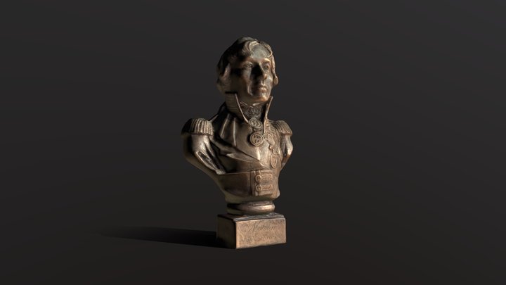 Admiral Horatio Nelson Statue 3D Model