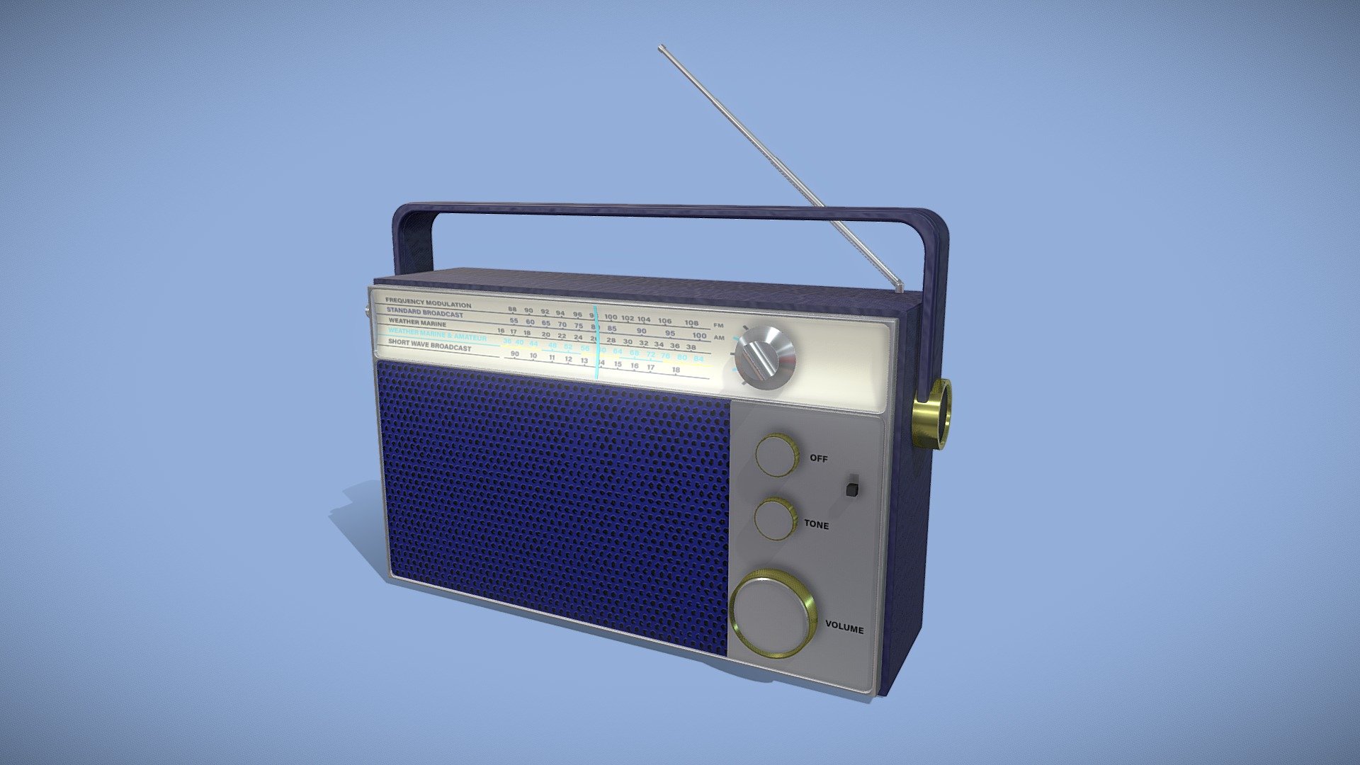 Retro Portable Radio