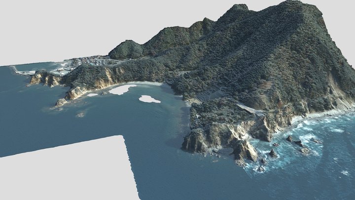 黄金崎 Cape Kogane 3D Model