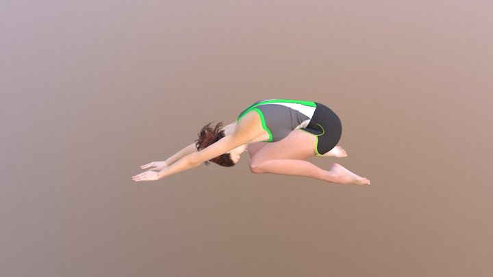 Childs Pose V6HD 3D Model