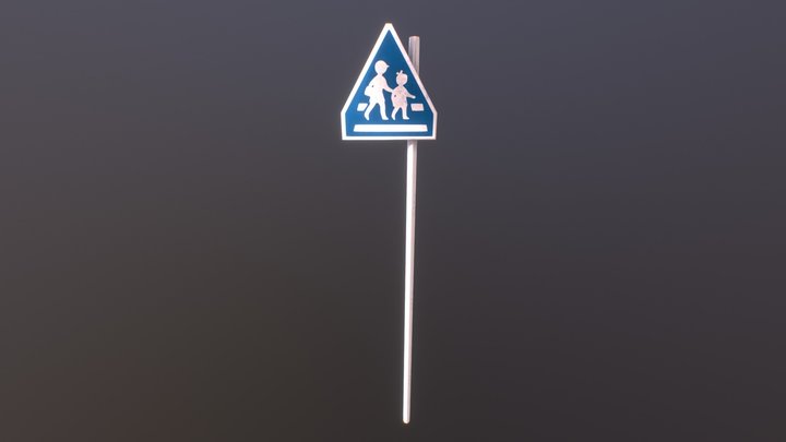 Tokyo Signs: 'Child Crossing' 3D Model