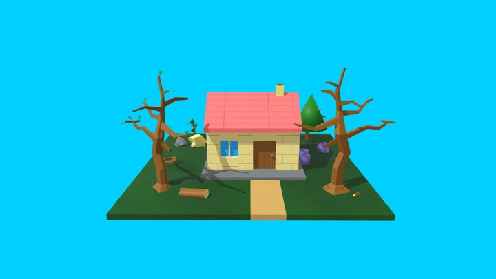 Complete House 3D Model