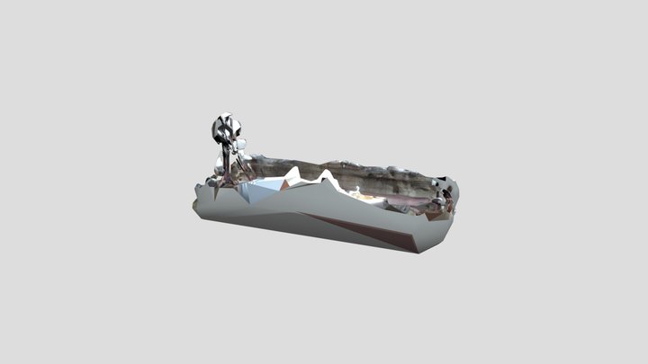 Magnezitka - KE: Železničná nadstavba 3D Model