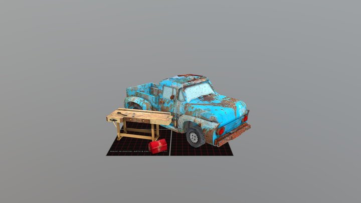 DAE 5 Finished props - Forest Loner 3D Model