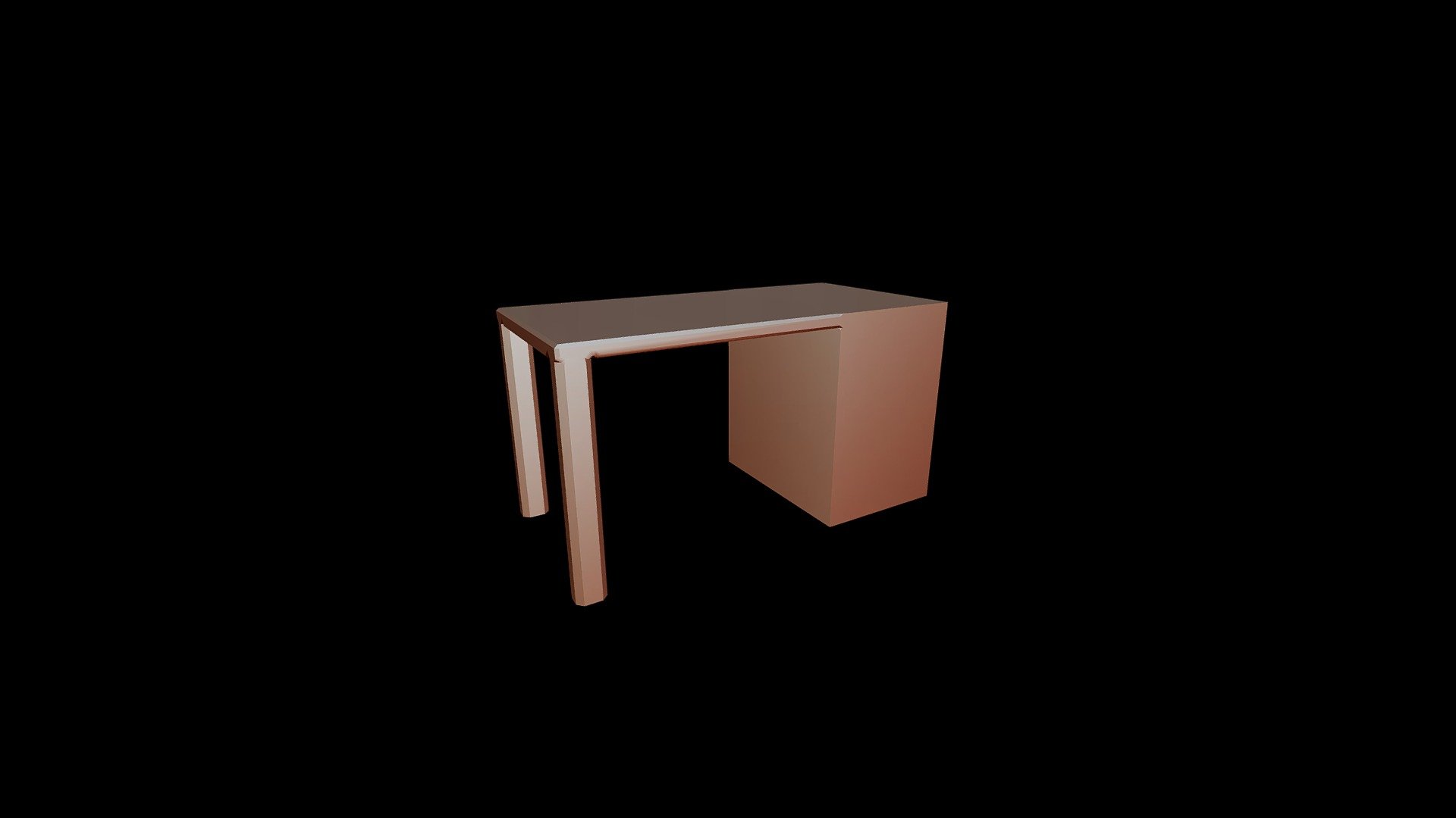 computer table model Download Free 3D model by Selva9940 [ac665cd