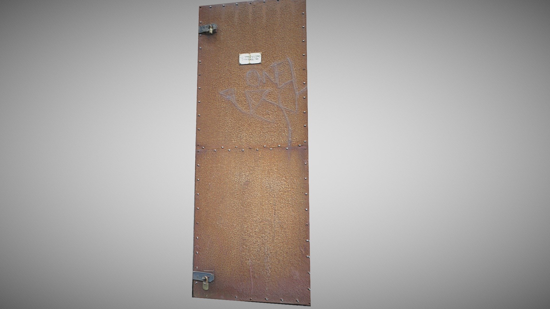 Rusty Door Mesh
