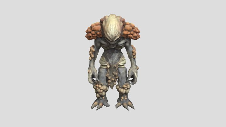 fantasy fungus ghoul 3D Model