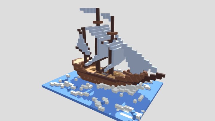 Stereotype Galleon 3D Model