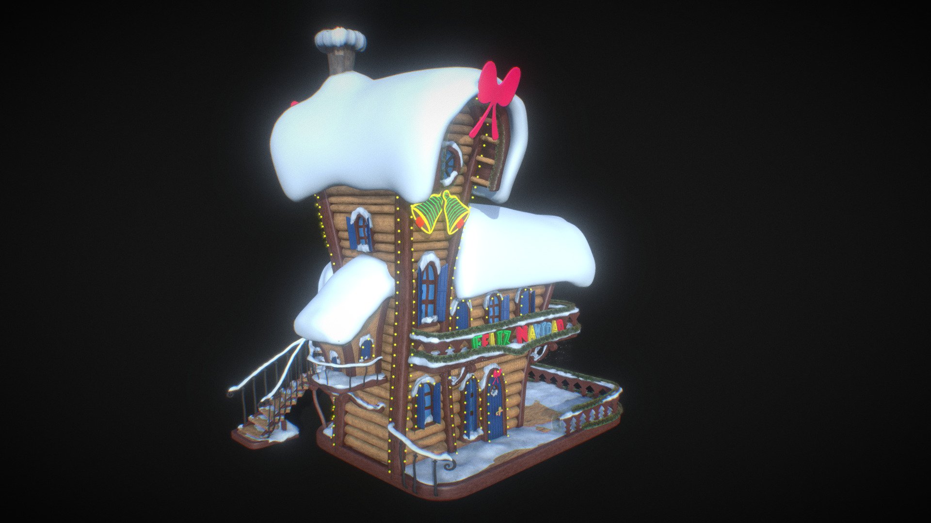 Fan art "El Grinch" — Sketchfab embed 3D viewer
