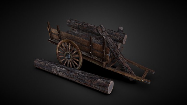 Cart With wood – Modello 3D gratuito STL