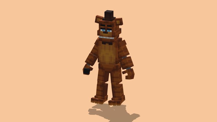 Freddy ( FNAF ) - Minecraft 3D Model