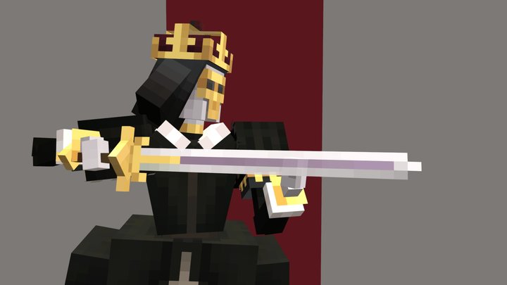 Gold Princess 3D Model