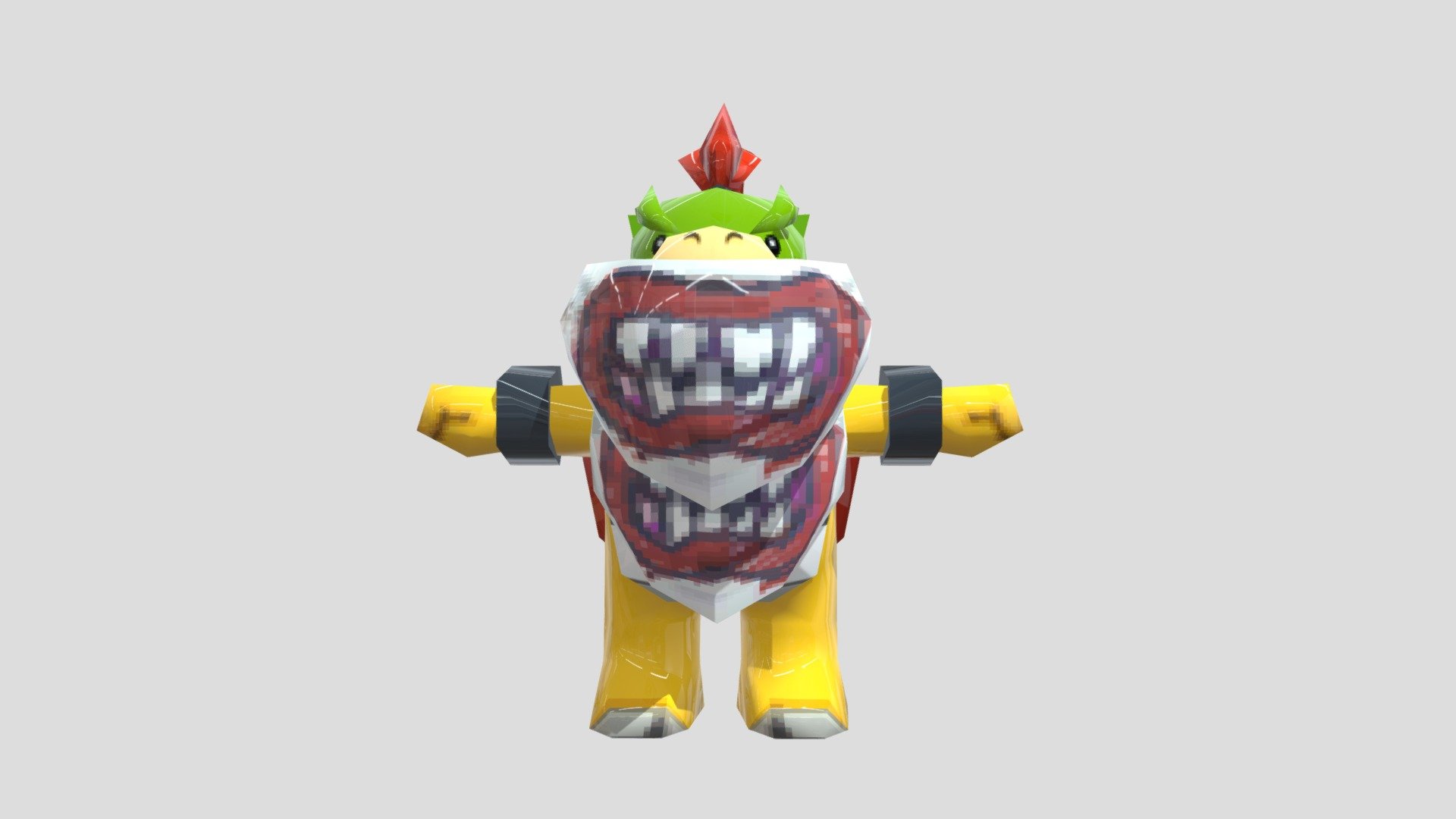 Bowser Jr - Download Free 3D model by Fannys (@pereiraandrei88 ...