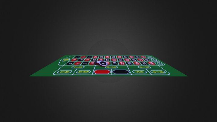 Poker Chips 3D Model