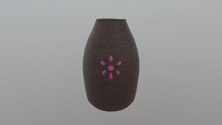 wooden vase 3D Model