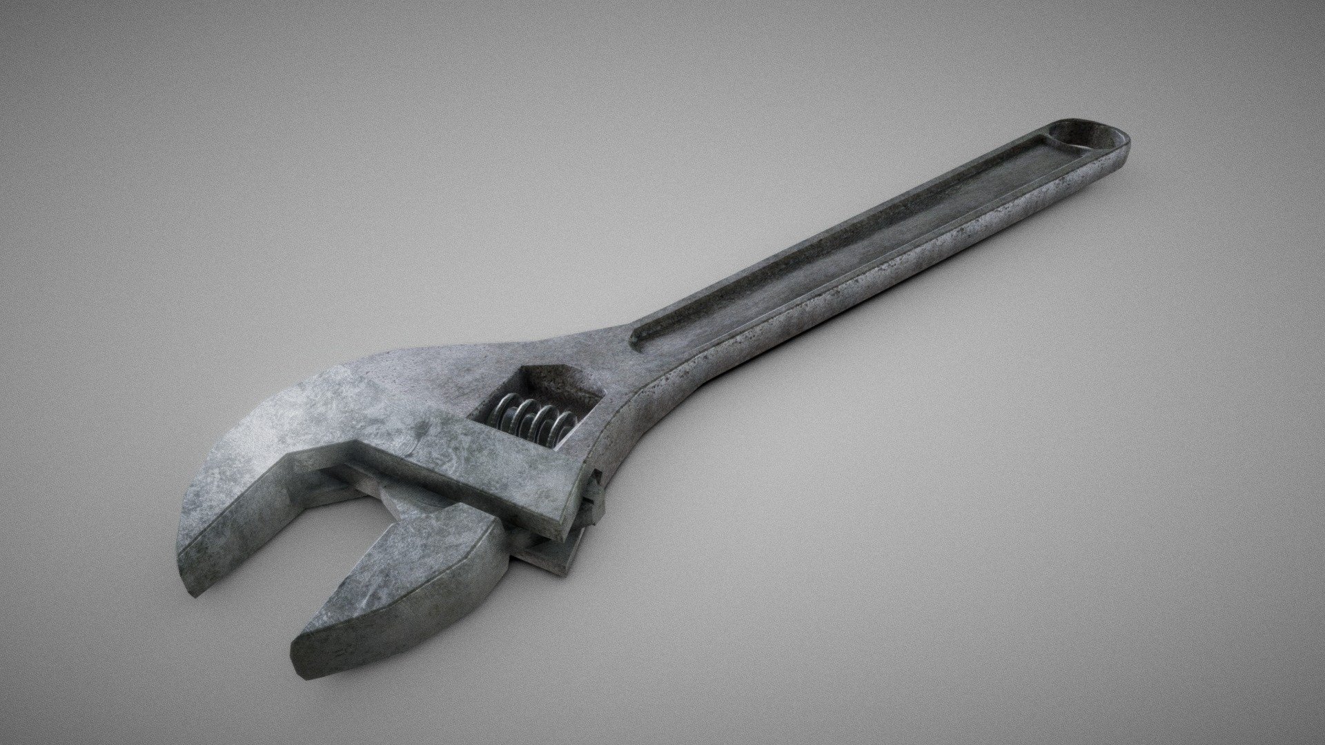 Adjustable Wrench 3D model by RaltsB [ac6a5ed] Sketchfab