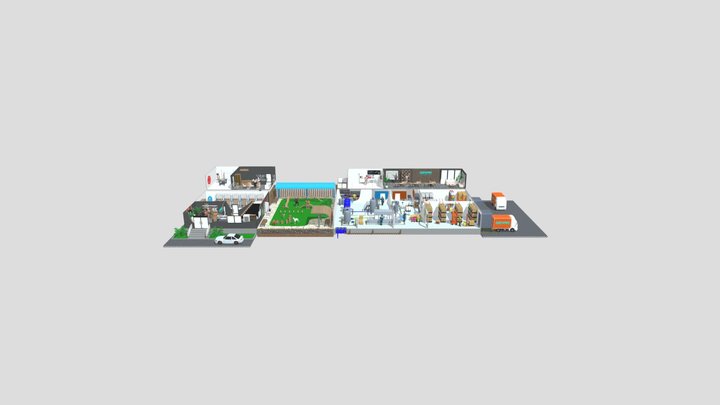 Groom Factory 3D Model