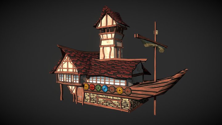 Village House Final 3D Model