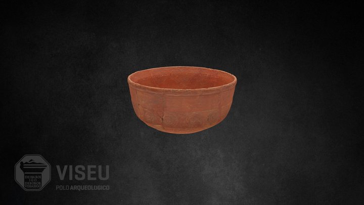 JC-79-193 Terra Sigillata, Drangendorff 37 3D Model