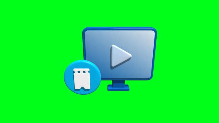 Voucher Streaming 3D Model