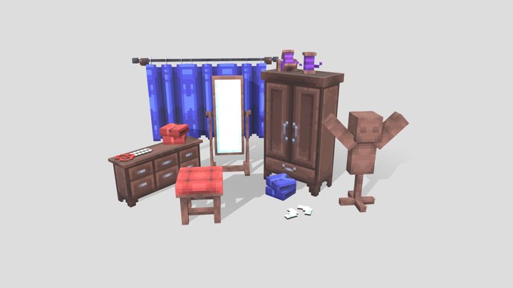 Wardrobe Preview2 3D Model