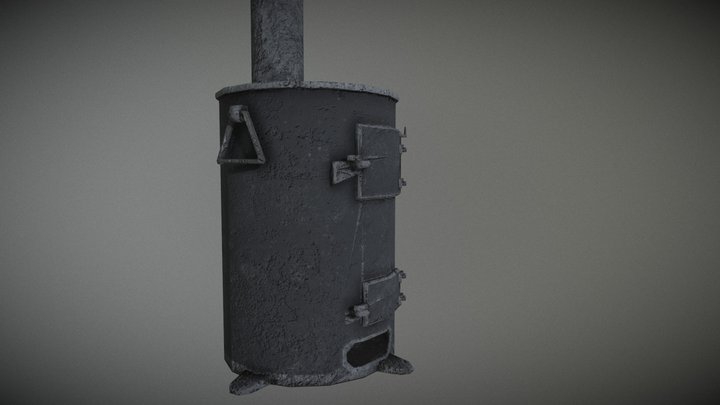 Small Stove 3D Model