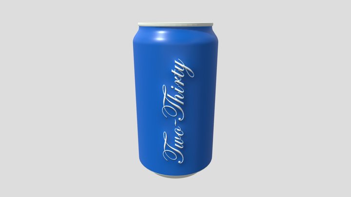 Cola Can (branding) 3D Model