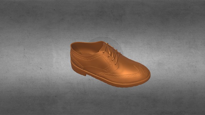 3D Printable Shoe 3D Model