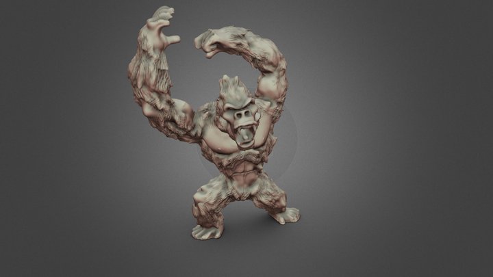 Gorilla 3D Model