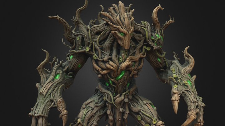 Corrupted Dark Forest Ent – Free 3D Model STL