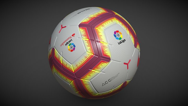 LaLiga Official Ball 3D Model