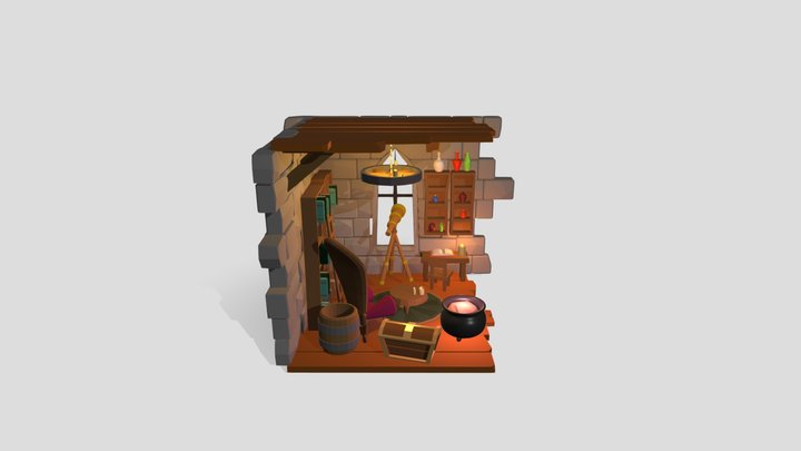 Wizard Room 3D Model