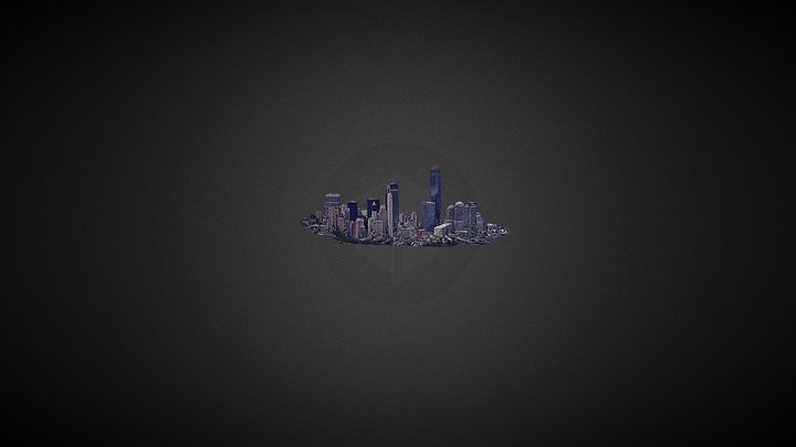 New York City from Google Earth 3D Model