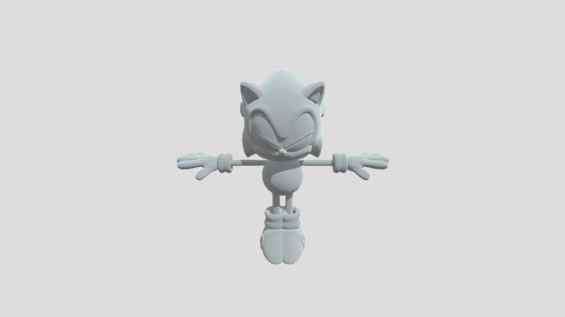 Sonic - Download Free 3D model by Doodle hog (@jte.van.kan) [ac72625
